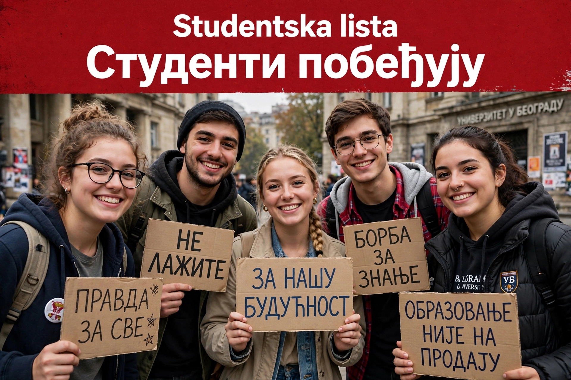 Студенти открили карте: 11 тачака програма под слоганом „Србија или мафија“