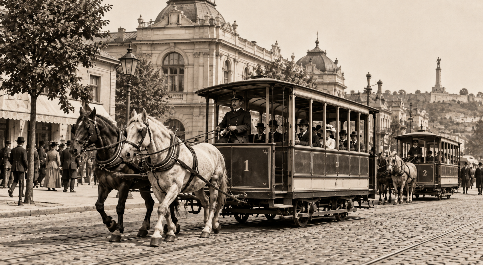 14. октобра 1892. године кроз Београд кренуо први трамвај