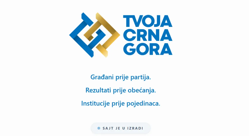 Нова партија на политичкој сцени Црне Горе: Телефонски број открио ко стоји иза ње?